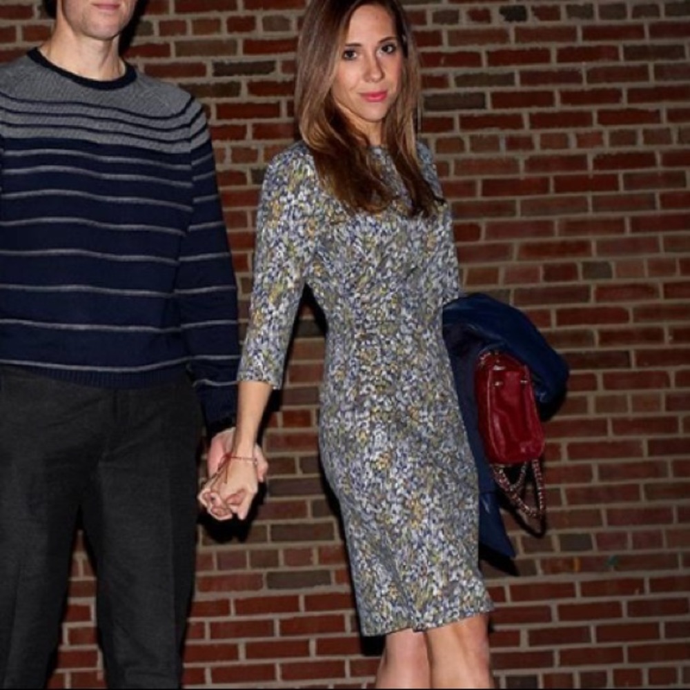 J. McLaughlin NWT Dress Sage Style Catalina Cloth Size Medium Celebrity Favorite